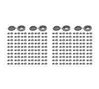 Mcnhbdgg 400 Pièces Séries Capuchon à Vis Couvercles de Tête de Vis à Charnière En Plastique Capuchons de Couvercle de Vis Couvercles Décoratifs de Vis de Remplacement à Encliqueter (Gris)