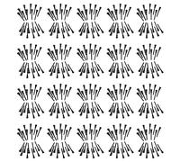 Mcnhbdgg 400 Pièces Séries Noir PC Ventilateur Vis En Caoutchouc Amortissement Nail Vibration Amortissement Silicone Vis Pin Pin Rivet