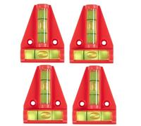 Mcnhbdgg 4X 2 Way Mini Niveau Bulle Accessoire pour Caravane Camping Car