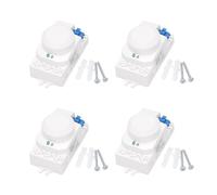 Mcnhbdgg 4X 5.8GHz HF Système LED Micro-Onde 360 Degrés Détecteur de Mouvement du Corps du Commutateur de Capteur de Mouvement