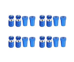 Mcnhbdgg 4X Aluminium TéLéCommande ÉMetteur BâTon ContrôLeur des ExtréMitéS Thumb Rocker Filetage M3 pour TX Futaba / / pour DX6I DX7S DX8 DX9 Taranis, Bleu