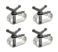 Mcnhbdgg 4X Mini Tendeur de Treuil en Aluminium, Tendeur de Torsadé à la Main, Ferme de Tendeur de