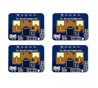 Mcnhbdgg 4X Module de Détection de Mouvement de Capteur Radar de Présence Humaine 24G MmWave LD2410C