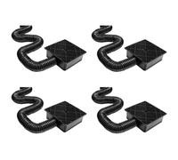 Mcnhbdgg 4X Poutre de Flexible avec Extension Flexible pour Collecteur D'Eaux Pluviales, Système de Drainage, Adaptateur de Drainage pour Sol de Terrasse et Pelouse