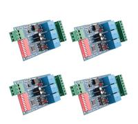 Mcnhbdgg 4X SORTIE RELAIS 3CH 512, Carte Contrôleur LED Dmx512, Décodeur LED DMX512, Contrôleur de Commutateur de Relais