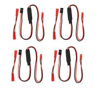 Mcnhbdgg 4X Treuil Ch3 3 Voies Ligne de Commande Panneau Télécommande Récepteur Câble pour 1/10 Rc Chenille Axiale Scx10 Trx4