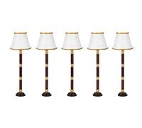 Mcnhbdgg 5X 1/12 de Poupées Miniature Lumière LED Lampadaire Le Commutateur Une Piles sans Exploité