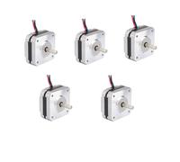 Mcnhbdgg 5X 17Hs08-1004S Moteur Pas Une Pas Nema 17 Une 4 Dérivations 20mm 1A 13Ncm (18.4Oz.In) 42 Moteur Pas Une Pas Nema17 Stepper pour Imprimante 3D DIY Cnc