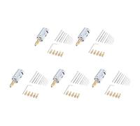 Mcnhbdgg 5X Mini Ensemble de Forets à Main Électriques DC 12V Moteur 0.5-3Mm HSS Foret Hélicoïdal avec 25 Pièces Mandrin Pinces Convient à la Scie Cloche de Forage