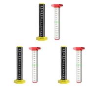 Mcnhbdgg 6 Pièces Règle de Hauteur de Plafond et de Carrelage, Règle de Mesure avec Base Magnétique, Règle de Mesure, Plafond Suspendu
