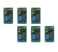 Mcnhbdgg 6X Carte Relais 220V, Mise Sous Tension, Temporisation, Module de Circuit, Interrupteur de Couloir, éclairage D'Escalier, D1B5