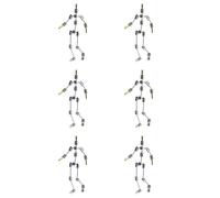 Mcnhbdgg 6X Kit D'Armature - Squelette de Marionnette en Métal à Monter Soi-Même, Facile à Assembler, de Personnage Animé, pour Animation en Stop Motion