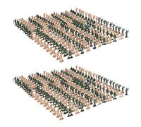 Mcnhbdgg 720 PièCes 1/72 Bricolage Simulation Soldats en Plastique Figurine Figurines ModèLe Mini Figurines de Soldat Accessoires de Table de Sable