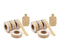 Mcnhbdgg 8000 Pièces de Adhésif pour Cible de 0,87 Pouce, Rouleau Portable, Autocollants pour Marquage et Réparation de Cible