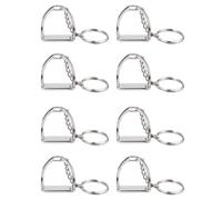 Mcnhbdgg 8Pcs Outil de Cintre de Porte-ClÉs de Porte-ClÉs D'Étrier Ouest de Simple et ÉlÉgant pour DÉcoration de Sac de Femme et d'homme ThÈme de Cheval Équine Équestre