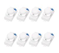 Mcnhbdgg 8X 5.8GHz HF Système LED Micro-Onde 360 Degrés Détecteur de Mouvement du Corps du Commutateur de Capteur de Mouvement