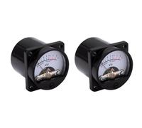 Mcnhbdgg Ampoule VU-Mètre Haute Précision 6 V-12 V, Rétroéclairage Chaud, Enregistrement Audio, Ampèremètre, 2 Pièce