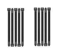 Mcnhbdgg Attaches Zippées Attaches Zippées Robustes de 12 Pouces avec Résistance à la Traction de 120 Livres, Attaches de Câble Noires, 200 Pièces
