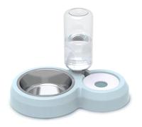 Mcnhbdgg Automatique pour Chiens Chiens 2 en 1 Mangeur de Compagnie et Bol à Eau Combo Récipient Alimentaire Intelligent avec Une Fuite de Distributeur d'eau