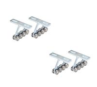 Mcnhbdgg Chariot de Levage 4 Pièces pour Palan électrique PA200-1000, Ensemble de Chariot à 8 Roues pour Canaux de Jambe de Force 1-5/8 Pouces