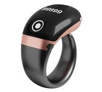 Mcnhbdgg Compteur de Doigts Électronique S7pro avec Écran OLED 0-99999 Compteur de Sonneries Type-C Bluetooth Contrôle par Application Rose