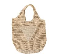 Mcnhbdgg de Plage de Mode D'Été Femmes Sac à Bandoulière Creux Tissé à la Main Simple Sac à Main Doux Grand Fourre-Tout Décontracté Sac de Rangement I