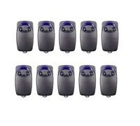 Mcnhbdgg Émetteur Portatif Télécommande 2 Boutons 10 Pièces FLO2RS 433mhz Ouvre-Porte de Garage Code Tournant Télécommande -S