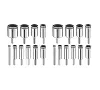 Mcnhbdgg Ensemble de Forets DiamantéS, Ensemble de 20 Scies Cloches DiamantéEs, Foret à Verre pour Carreaux de CéRamique, Porcelaine, Marbre, Bouteilles