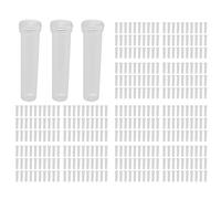 Mcnhbdgg Floral Tube 200-Pack Tube de Fleurs, Flacons de Fleurs, Tube Une Eau Floral pour Compositions Florales, Plastique Transparent, 0,6 x 0,6 x 2,8 Pouces, Ouverture de 3 mm