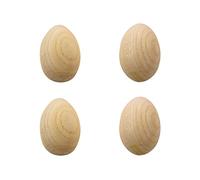 Mcnhbdgg Instruments de Percussion Musicaux en Bois Secoueurs D'Oeufs Rythmique Hochet pour Enfants Pack de 4