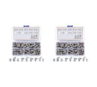 Mcnhbdgg Kit de Raccords de Graisse MéTriques 120 PièCes, M6 M8 M10 45 Assortiment de Zerk de Graisse Hydraulique à 90 DegréS pour Graisse MéCanique CoudéE