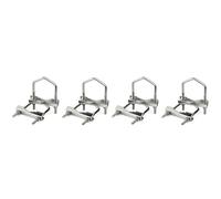 Mcnhbdgg Kit de Support Croisé de Mât D'Antenne WiFi 8 Pièces de Matériel de de Pince à Boulon en U pour Antenne WiFi Extérieure, Antenne LoRa