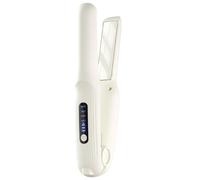 Mcnhbdgg Mini Pince à Lisser Portable Rechargeable à Double Usage pour Franges et Boucles, Lisseur pour Dortoir