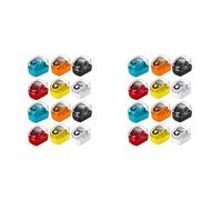 Mcnhbdgg Pack de 24 Compteurs NuméRiques Tally avec LED, Compteurs Portables ColoréS à 5 Chiffres avec LumièRe LED, Anneau de Transport