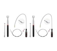 Mcnhbdgg Paquet de 8 Outils de Ramassage Magnétique Télescopique, Outil de Ramassage Télescopique Magnétique Extensible 1-15 LB et Ressort Pliable de 23 Pouces