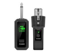 Mcnhbdgg Récepteur D'Émetteur de Microphone Sans UHF XLR Système de L'Adaptateur Nouveau pour le Système de Mixage Audio de Guitare Microphone Dynamique