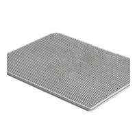 Mcnhbdgg Tapis de Litière pour Chat Imperméable Double Couche Antidérapant, Bac à Litière Lavable pour Animaux de Compagnie, Tapis de Piégeage du Sable 90 X 60 Cm
