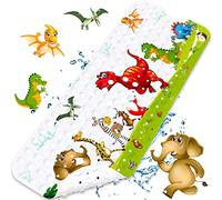 McNory Tapis de Bain de Baignoire Antidérapant avec Les Ventouses Puissantes, Baignoire Mat,Sécurité Anti Glisse,Résistant à la Moisissure Lavable en Machine 101x 40.5cm, YGD-KL