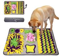 McNory Tapis de Chien Snuffle Mat, Tapis éducateurs pour Chiens Dog Puzzle Toys Tapis de Fouille Alimentation Lente Jouet Tapis Reniflant de Chien Couverture Pliable (70 * 50 cm)