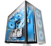 Mcnova, Tour De Jeu Custom Xxl E-Atx Aluminium, Double Fenêtre En Verre Trempé, Structure Modulaire Double Caméra, Usb-C, Noir[ZHB0752]