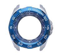 MCNVNEFSAW Boîtier 601 44 mm for montres for hommes, boîtier en acier, pièces de montre for mouvement NH35 NH36, boîtier/cadran, accessoires, boîte verre saphir boîtier de montre(2)