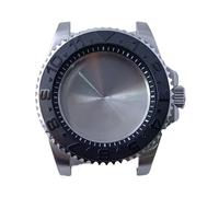 MCNVNEFSAW Boîtier argenté for anneau intérieur 40,5 mm for montre homme compatible for les modèles NH34, NH35, NH36, mouvement/cadran automatique boîtier de montre(32 Silvery)
