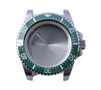 MCNVNEFSAW Boîtier argenté for anneau intérieur 40,5 mm for montre homme compatible for les modèles NH34, NH35, NH36, mouvement/cadran automatique boîtier de montre(6 Silvery)