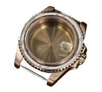 MCNVNEFSAW Boîtier de montre en verre saphir unidirectionnel 40 mm, sans lunette, for mouvement NH35/36/34, cadran 28,5, accessoires et pièces boîtier de montre(Solid Bottom Cover 1,Eta2824 PT5000)
