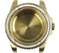 MCNVNEFSAW Boîtier de montre for homme 40 mm, lunette saphir 120 clics, compatible for for Seiko NH35, NH36, NH34/38 8215 2824 boîtier de montre(Solid Bottom Cover10,Miyota 8215)