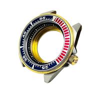 MCNVNEFSAW Boîtier de montre for Samurai King NH35, compatible for le mouvement NH34, NH36, 7S26, coque arrière transparente, couronne S, boîtiers boîtier de montre(3,Sapphire Glass Case)