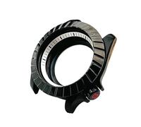 MCNVNEFSAW Boîtier de montre noir 42 mm SKX007 for Seiko, coque arrière transparente, boîtier plongée for hommes, compatible for le mouvement NH35 NH36 boîtier de montre(CS03)