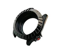 MCNVNEFSAW Boîtier de montre noir 42 mm SKX007 for Seiko, coque arrière transparente, boîtier plongée for hommes, compatible for le mouvement NH35 NH36 boîtier de montre(CS02)