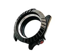 MCNVNEFSAW Boîtier de montre noir 42 mm SKX007 for Seiko, coque arrière transparente, boîtier plongée for hommes, compatible for le mouvement NH35 NH36 boîtier de montre(CS08)