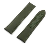 MCNVNEFSAW Bracelet de montre en toile de voile 20 mm/22 mm, bracelet en cuir de vachette étanche for dégagement rapide, compatible for Omega et for Seiko, boucle déployante, beige, gris, vert et noir